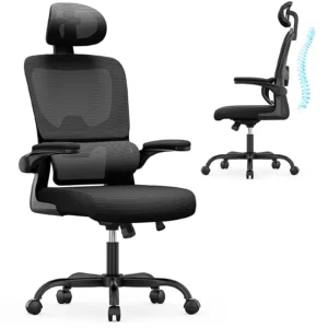 Chaise Gaming Ergonomique avec Dossier Respirant Réglable