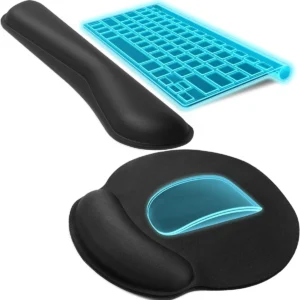 Repos-poignet gamer gel mémoire de forme