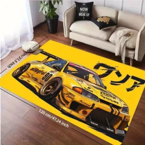 Tapis Gamer Japonais Street Racing - Décoration Vibrante