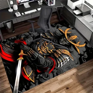 Tapis Gaming Samouraï - Décoration Japonaise Élégante