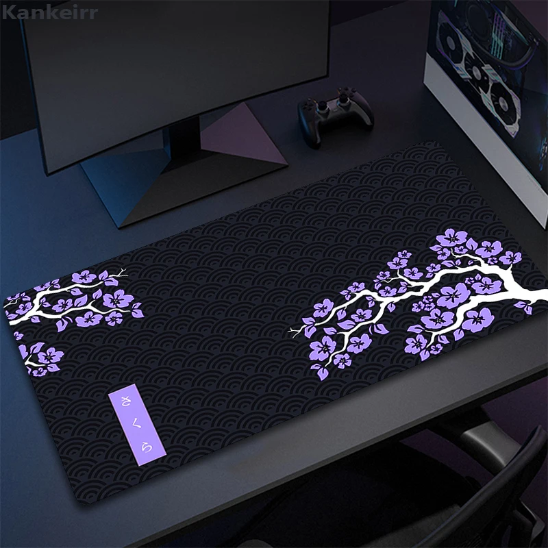 Tapis Gamer Violet Sakura - 900x400 - Cadeau PC