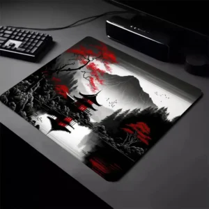 Tapis Gaming Sakura Lune - Antidérapant & Doux