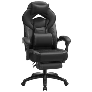 Fauteuil Gamer Ergonomique avec Repose-Pieds - 150 kg