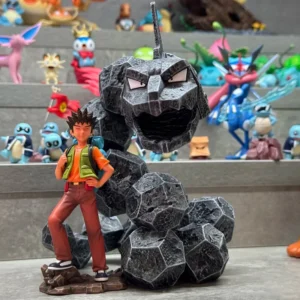 Figurine Pokémon Onix 14cm - Statue PVC Collection