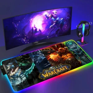 Tapis Gaming XXL WoW Illidan RGB
