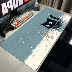 Tapis de Souris Gamer Chat Mignon 400x900 - Cadeau Gamer