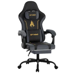 Chaise Gaming Ergonomique - Confort Ultime & Réglable