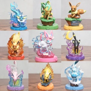 Collection Complète Évoli Pokémon 9 Figurines